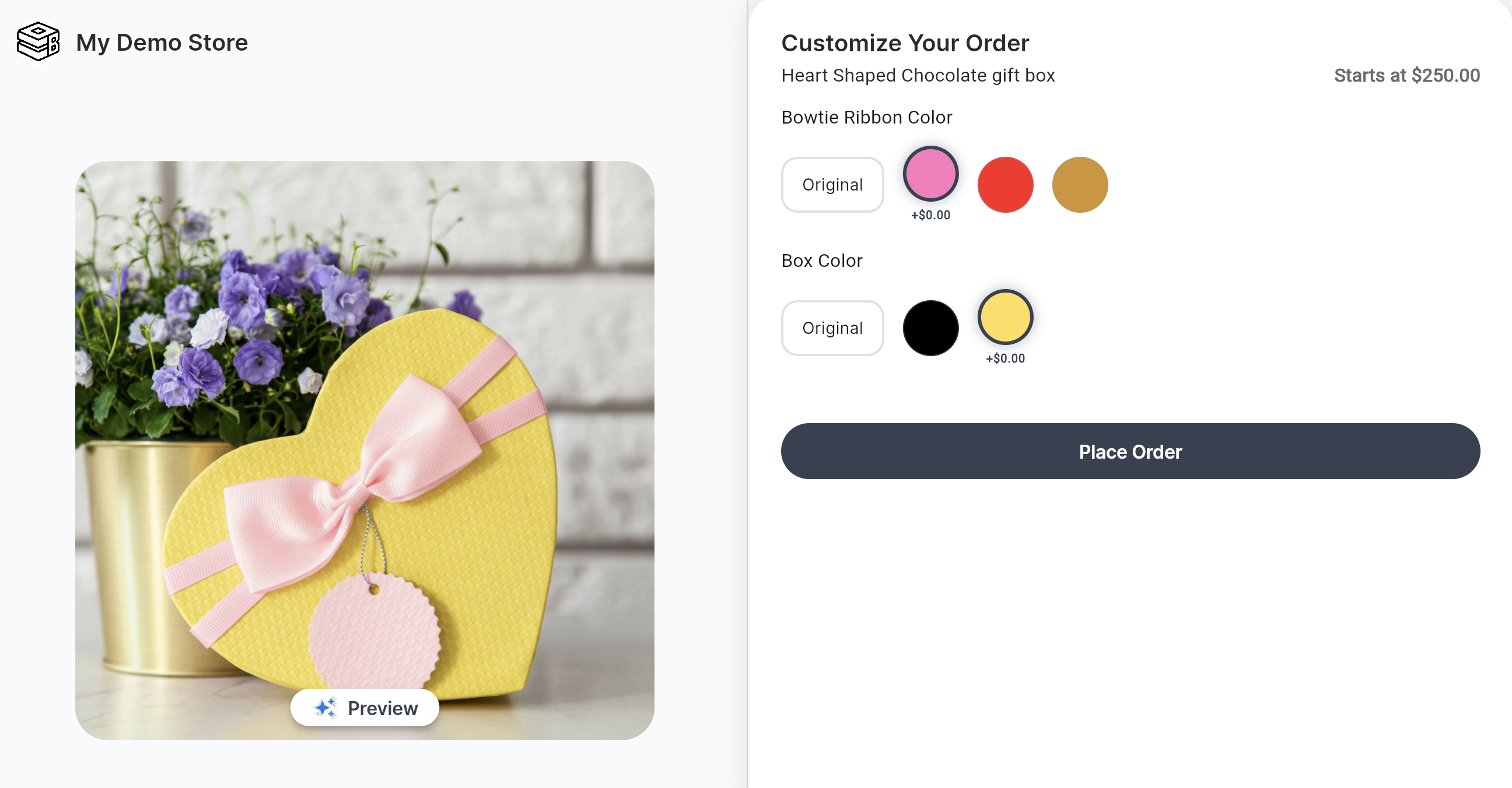 BakeLayer Demo Screenshot